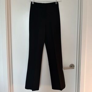 Zara Black High Waist Pants with openings XS